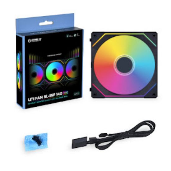 LIAN LI UNI  SL INF 140 Black 1x140mm RGB FAN resmi
