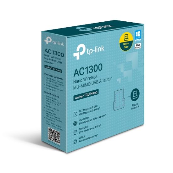 TP-LINK ARCHER T3U NANO 1300MBPS DUAL BAND ADAPTÖR resmi