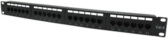 CODEGEN COD624 CAT6 1U UTP PATCH PANEL 24PORT resmi