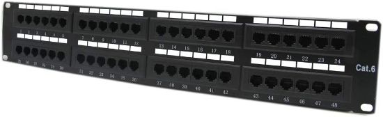 CODEGEN COD648 CAT6 1U UTP PATCH PANEL 48PORT resmi