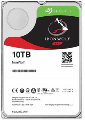 10TB SEAGATE IRONWOLF 7200Rpm 256MB NAS ST10000VN000 resmi