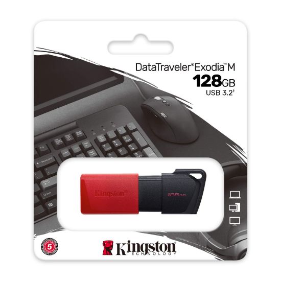 128GB USB3.2 DTXM/128GB Exodia M KINGSTON resmi