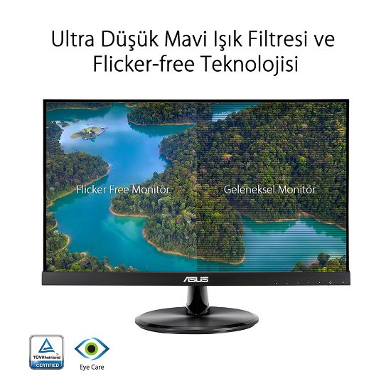 21.5 ASUS VP229HE FHD IPS 75HZ 5MS HDMI VGA resmi