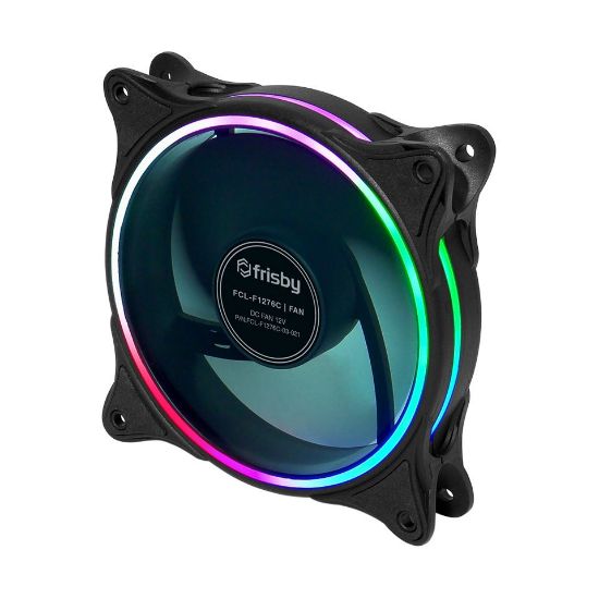 FRISBY FCL-F1276C DOUBLE SLİM RİNG 120mm KASA FANI resmi