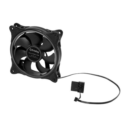 FRISBY FCL-F1276C DOUBLE SLİM RİNG 120mm KASA FANI resmi