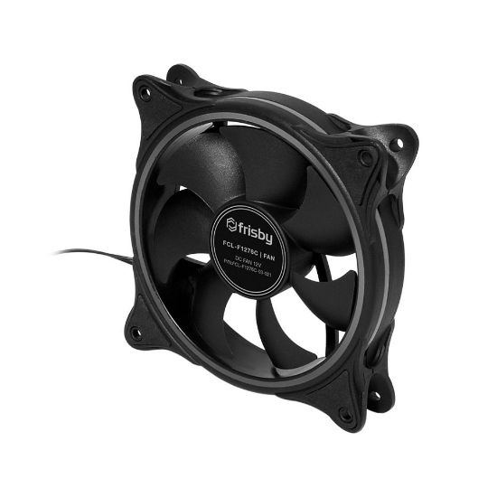FRISBY FCL-F1276C DOUBLE SLİM RİNG 120mm KASA FANI resmi