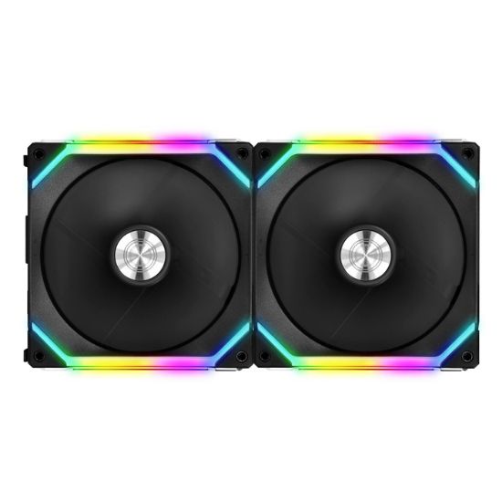Lian Li UNI Fan SL140 Black 2x140mm RGB PWM Siyah Kasa Fanı resmi