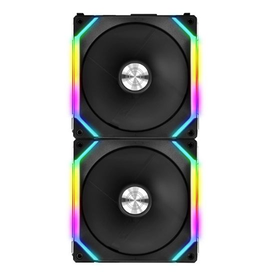 Lian Li UNI Fan SL140 Black 2x140mm RGB PWM Siyah Kasa Fanı resmi