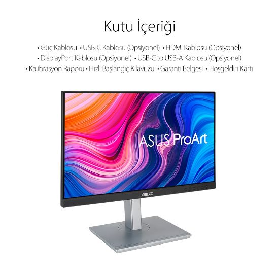 23.8 ASUS PA247CV FHD IPS 5MS 75HZ HDMI DP USB-C resmi