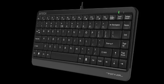 A4 TECH FK11 SLIM Q KLAVYE USB GRİ resmi