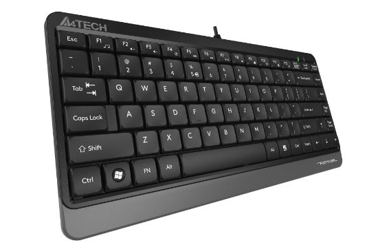 A4 TECH FK11 SLIM Q KLAVYE USB GRİ resmi