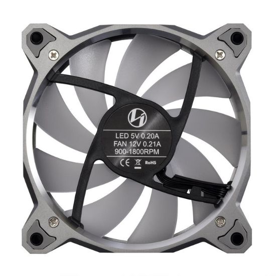 Lian Li Bora Digital Space Grey BR DIGITAL-3R G 3x120mm ARGB PWM Gri Kasa Fanı resmi