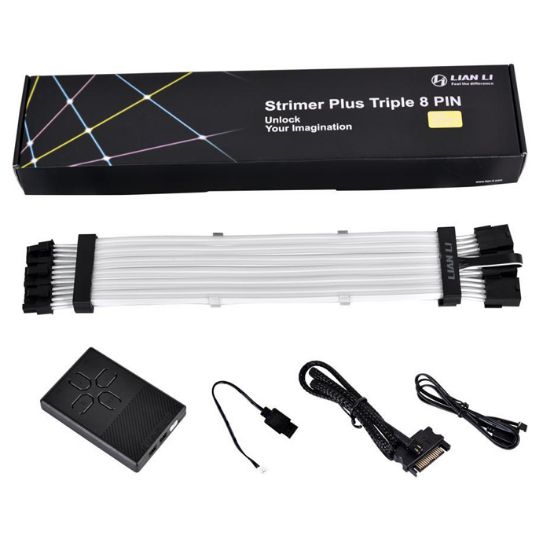 Lian Li Strimer Plus 3x8-Pin V2 ARGB Uzatma Kablosu resmi