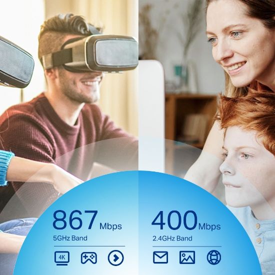 TP-LINK Archer T4U PLUS 1300MBPS DB WIFI ADAPTÖR resmi