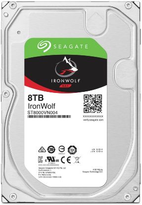 8TB SEAGATE IRONWOLF 7200 256M RV NAS ST8000VN004 resmi