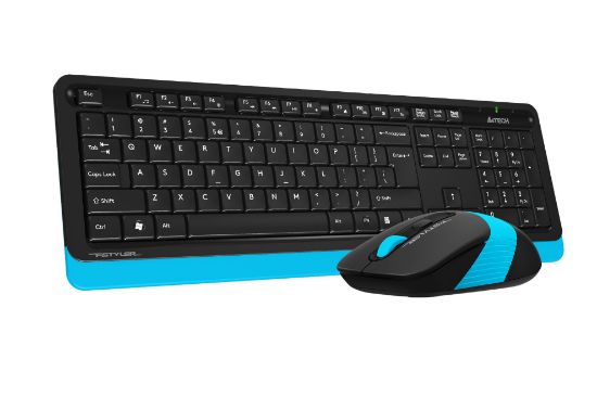 A4 TECH FG1010 Q 2.4 GHZ USB MAVİ KLAVYE+MOUSE KABLOSUZ SET resmi