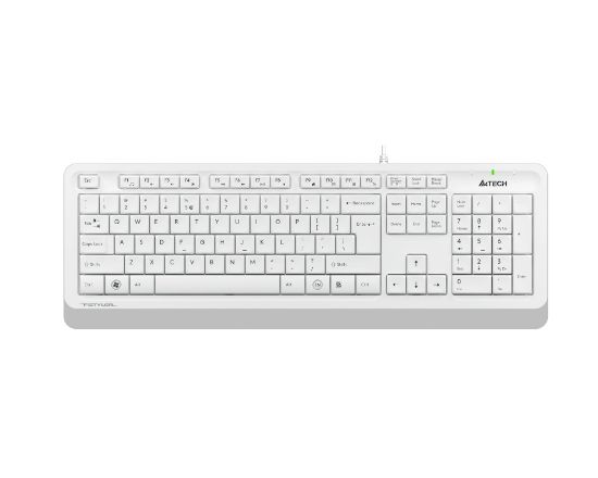 A4 TECH FK10 FN-MULTİMEDYA Q KLAVYE USB BEYAZ resmi