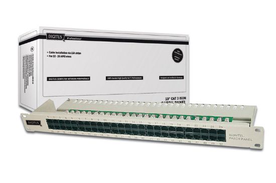 DIGITUS DN-91350-1 50PORT CAT-3 ISDN PATCH PANEL resmi