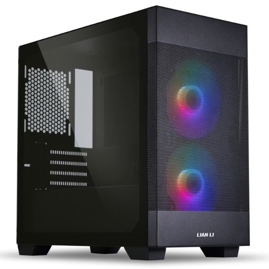 Lian Li Lancool 205M Mesh Black 2x140mm ARGB Fan Temperli Cam USB 3.0 Mesh Siyah mATX Mid-Tower Gaming Kasa resmi