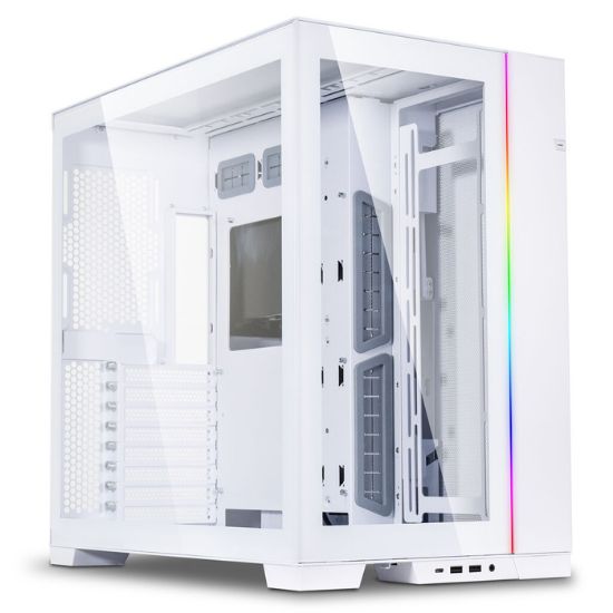 Lian Li O11 Dynamic Evo White O11DEW Temperli Cam ARGB USB Type-C Beyaz E-ATX Mid-Tower Gaming Kasa resmi
