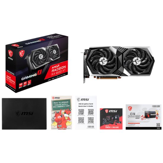 MSI RX 6650 XT GAMING X 8G GDDR6 128BIT resmi