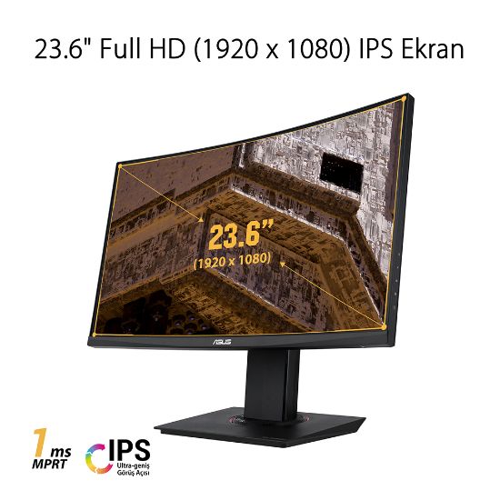 23.6 ASUS VG24VQR LED FHD 165HZ 1MS HDMI DP resmi