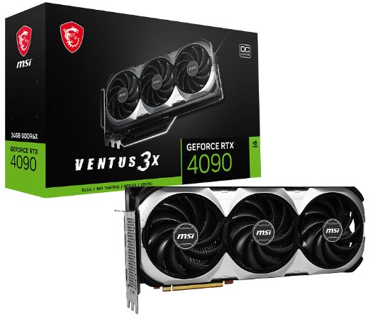 MSI RTX 4090 VENTUS 3X 24G OC GDDR6X 384Bit resmi