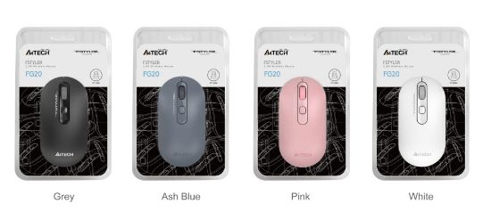 A4 TECH FG20 OPTIK MOUSE NANO USB MAVİ 2000 DPI resmi