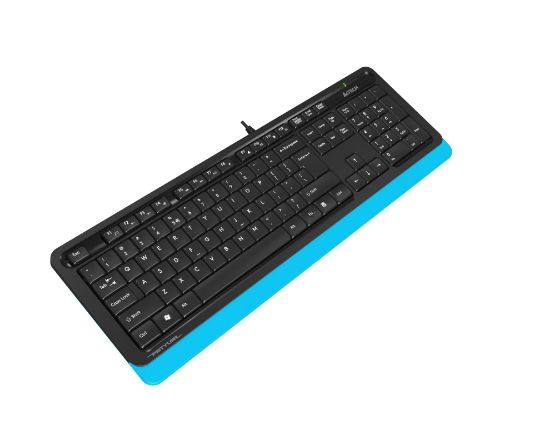 A4 TECH FK10 FN-MULTİMEDYA Q KLAVYE USB MAVİ resmi