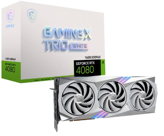 MSI RTX4080 16GB GAMING X TRIO WHITE GDDR6X 256BIt resmi