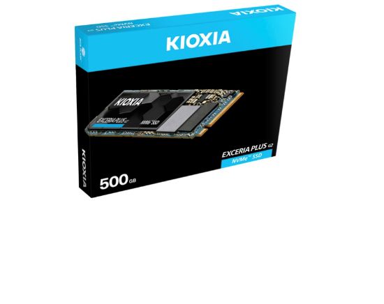 500GB KIOXIA EXCERIA PLUS G2 PCIe M.2 NVMe 3D 3400/3200 MB/s LRD20Z500GG8 resmi