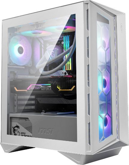 MSI MPG GUNGNIR 110R  WHİTE USB 3.2 4X FAN ATX KASA resmi