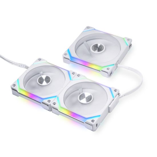 LIAN LI UNI FAN SL120 V2 WHITE 3x120 MM RGB KASA FANI resmi