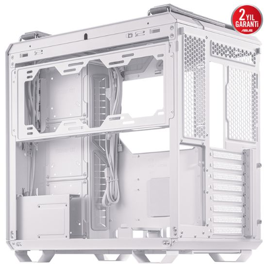 ASUS TUF GAMING GT502 TEMPERLİ CAM BEYAZ KASA resmi