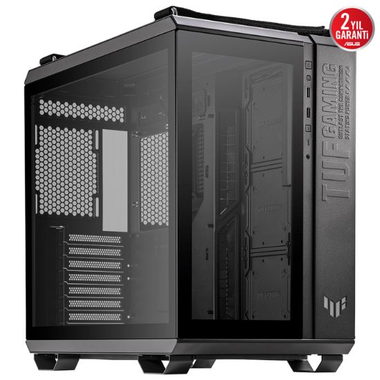 ASUS TUF GAMING GT502 TEMPERLİ CAM SİYAH KASA resmi