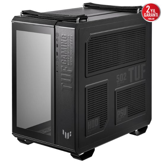 ASUS TUF GAMING GT502 TEMPERLİ CAM SİYAH KASA resmi