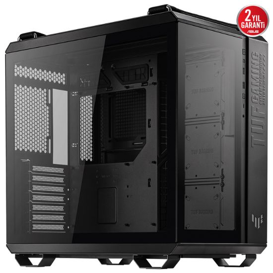 ASUS TUF GAMING GT502 TEMPERLİ CAM SİYAH KASA resmi