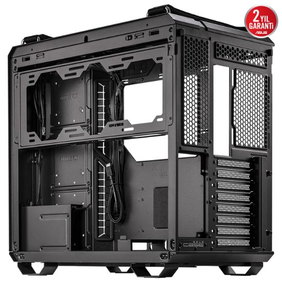 ASUS TUF GAMING GT502 TEMPERLİ CAM SİYAH KASA resmi