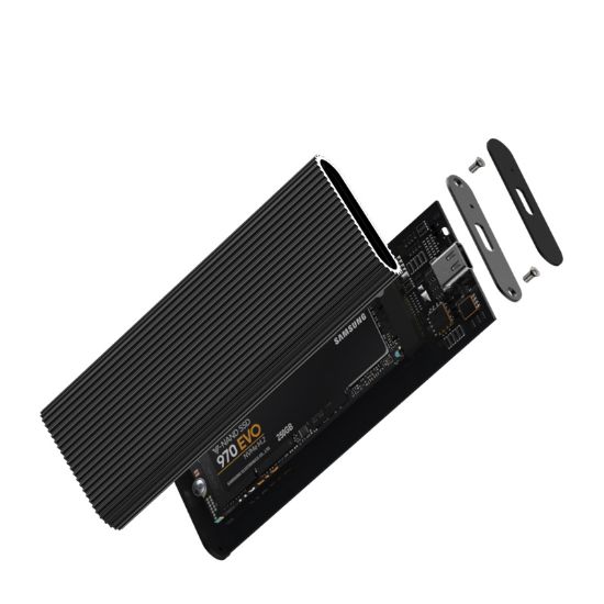 CODEGEN CDG-SSD-15BC USB 3.1 TYPE-C NGFF/M2 SSD DİSK KUTUSU resmi