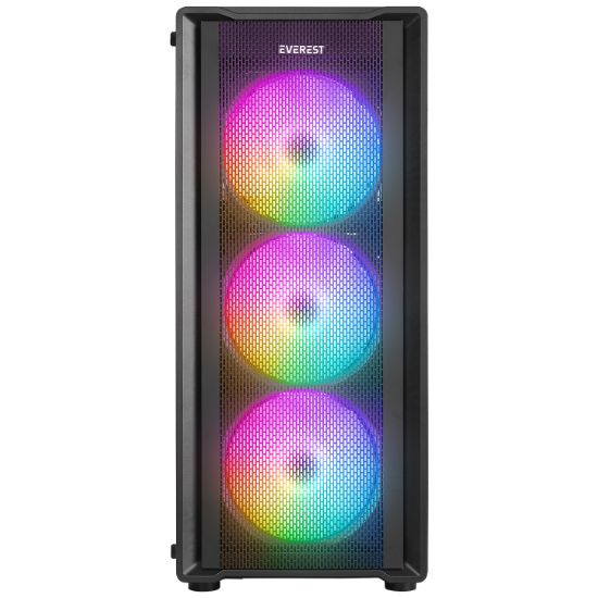 Everest MIDION Mesh PEAK 350W 4*120MM Rainbow KASA resmi