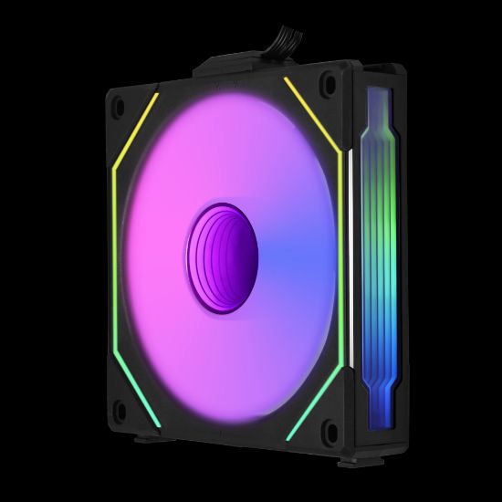 LIAN LI REVERSE UNI FAN SL-INFINITY 120-1 SİYAH KASA FANI resmi