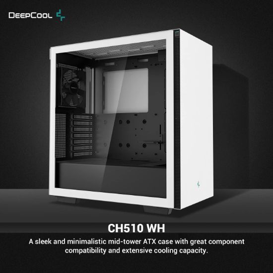 DEEPCOOL CH510-WH 650W ATX KASA resmi
