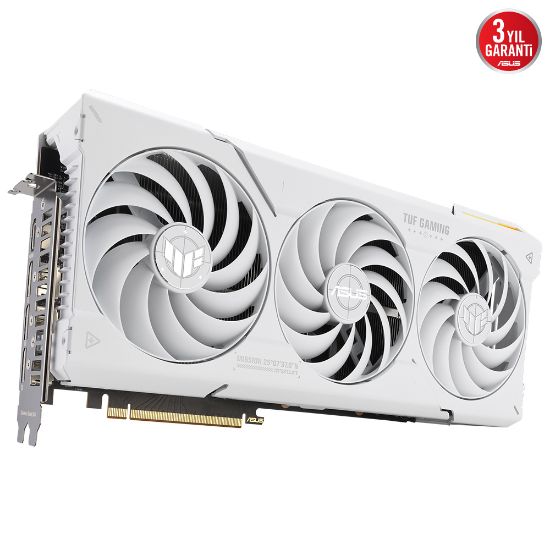 ASUS TUF-RX7800XT-O16G-WHITE-GAMING 16GB GDDR6 HDMI DP 256BİT  resmi