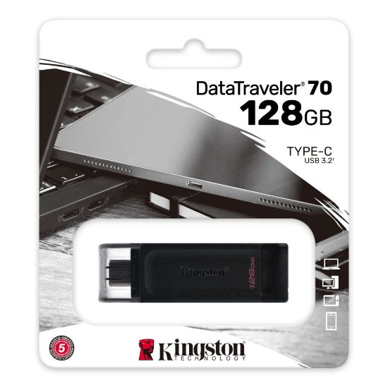 128GB USB-C 3.2 GEN1 DT70/128GB KINGSTON resmi