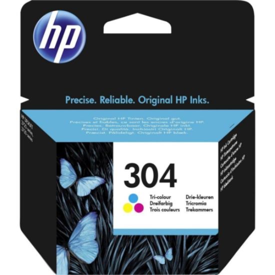 HP N9K05AE NO:304 RENKLİ KARTUŞ resmi