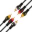 3 RCA + 3 RCA 1.KALİTE 20 METRE KABLO resmi