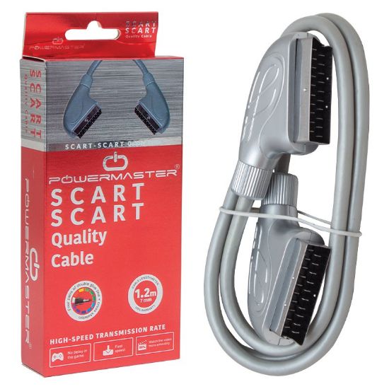 POWERMASTER 1.2 METRE 7 MM KUTULU GRİ SCART SCART KABLO resmi