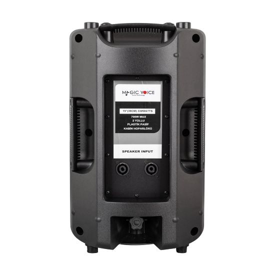 MAGICVOICE MV-3415 38 CM 700 WATT 15 PLASTİK KABİN PASİF HOPARLÖR (KÖPÜKSÜZ GÖNDERİLMESİN) resmi