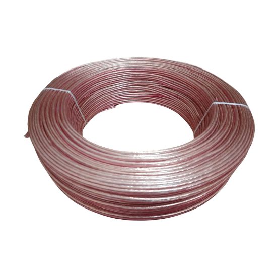 POWERMASTER 2X0.75 ŞEFFAF 100 METRE CU BAKIR HOPARLÖR KABLOSU (LEHİMLENEBİLİR) resmi