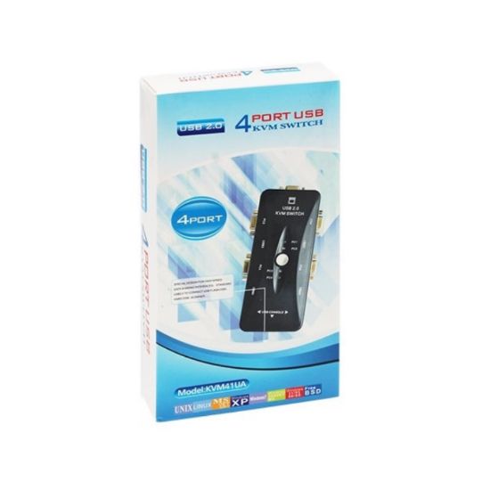 POWERMASTER PM-15166 4 PORT USB MANUEL BUTONLU KVM SWITCH resmi